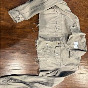 Old Navy Beige Jean Jacket